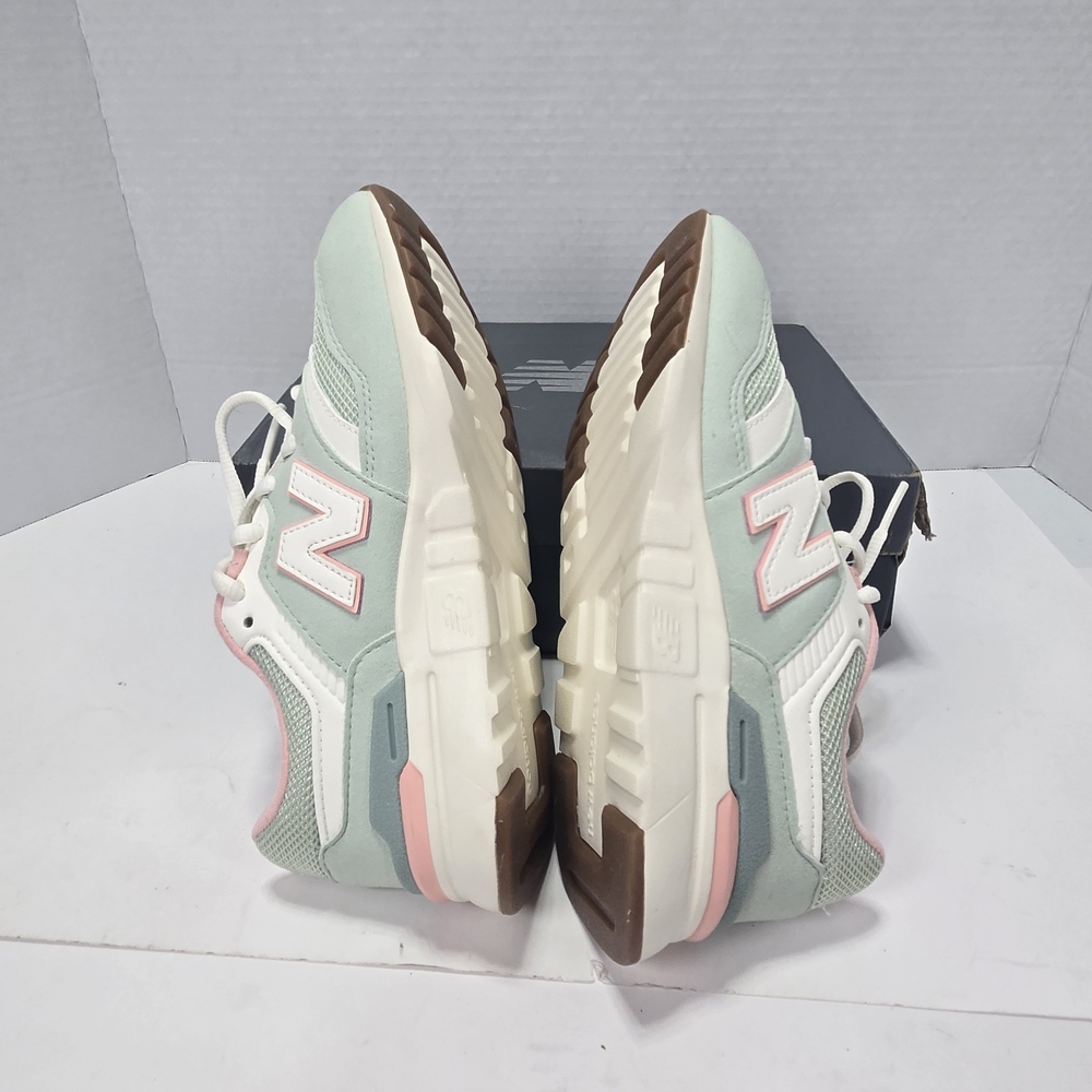New Balance 997H Kid's Mint and Pink Sneakers Size 2 1/2 2.5 Little Kids - Picture 7 of 12
